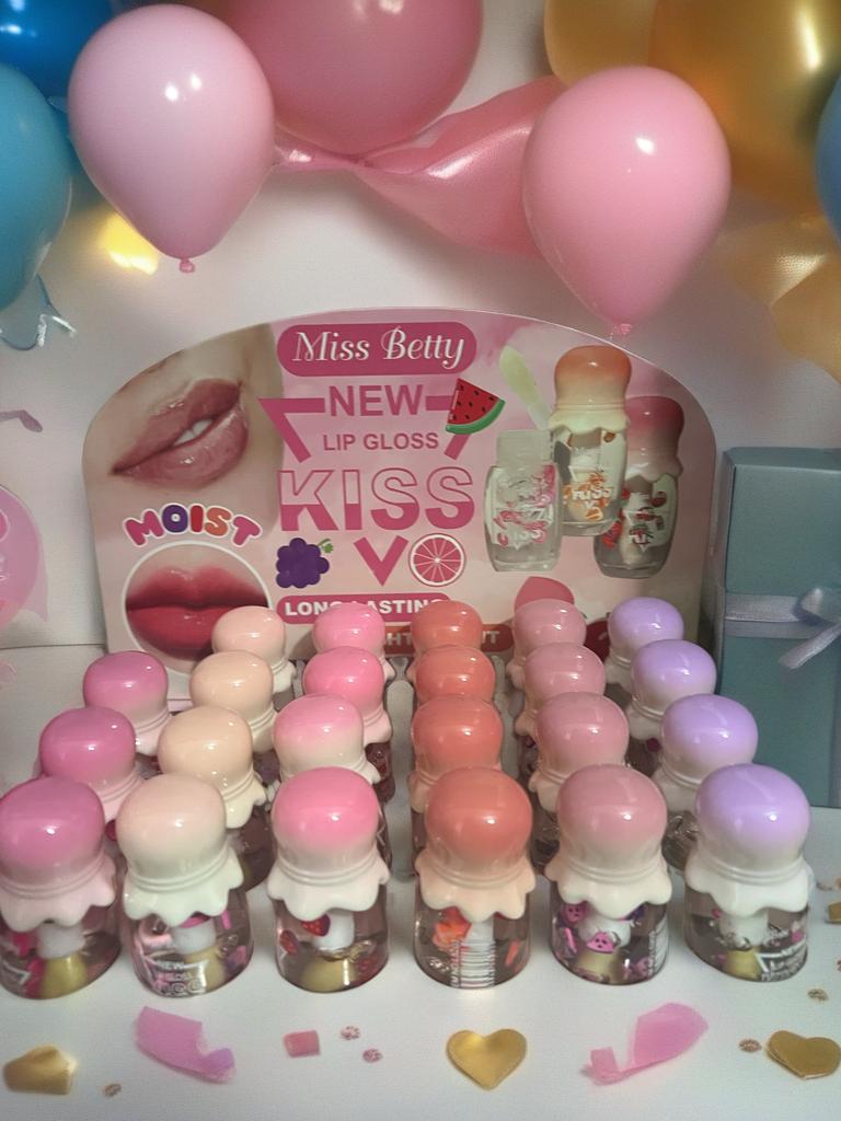 Brillo labial frutas